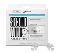 Dream Recovery Second Wind Nasal Strips - Nose Strips for Breathing, Sleep and Athletic Performance - Snore Relief and Congestion Support - Sand, 30 Count