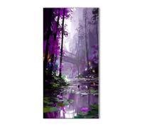 Dream River Diamond Art Kits Adults, 5D Diamond Painting for Beginner, Gem Art Cross Stitch Kits for Adults, DIY Full Drill Crystal Embroidery Kit for Crafts,Home Decoration Paintings 36x72in J26-4403