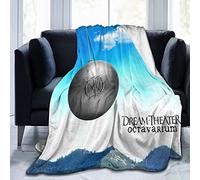 Dream Rock Theater Music Band Octavarium Throw Blanket Soft Flannel Cozy Blankets Decor for Bed Couch Living Room Travel Outdoor 40"X30"