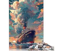 Dream Ship Jigsaw Puzzles for Adults 1000 Piece Jigsaw Puzzles for Adults Challenging Game Birthday Gifts 1000pcs (75x50cm)