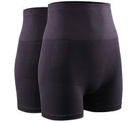 DREAM SLIM High-Waisted Body Shaper Boyshorts Tummy Control Shapewear for Women Panties Girdle Underwear Plus Size - Black - XL / XXL