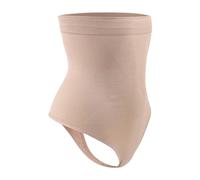 DREAM SLIM Women's High-Waist Seamless Body Shaper Briefs Firm Control Tummy Thong Shapewear Panties Girdle Underwear, Nude, M-L
