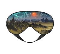 Dream Space Sky Star Sleep Mask Night's Sleep Soft Eye Mask Adjustable Strap Works Nap Position Sleeping Aid
