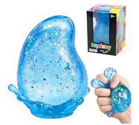 Dream Squishy Drop, Water Drop Fidget Stress Ball, Soft Ice Cube Raindrop Squishy Malt Sugar Squeeze Sensory Balls for Anxiety Stress Easter Party Favors