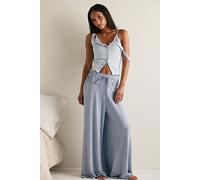 Dream State Lounge Trousers by Intimately at Free People in Chambray Heather, Size: Medium - female