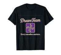 Dream Team Every Member Matters Puzzle Design T-Shirt