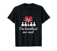 Dream Team Heart Design One Heartbeat One Soul T-Shirt