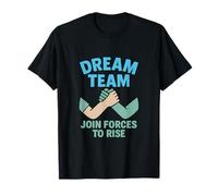 Dream Team Join Forces to Rise Graphic Print T-Shirt