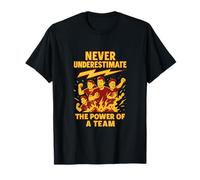 Dream Team Power Quote Lightning Bolt Design T-Shirt