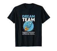 Dream Team Rocket Graphic Team Motto Design T-Shirt