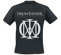 Dream Theater Distance Over Time Logo Men T-Shirt Black L, 100% Cotton, Regular