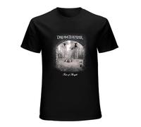 Dream Theater Mens T-Shirts Hip Hop T Shirts Harajuku Streetwear Cotton Tee Tops Clothing Crew Neck Unisex Short Sleeve T-Shirt XXXL Black