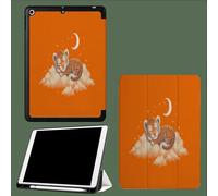 Dream Tiger Pattern Case for 10.9 Inch Ipad 10Th Gen, Cute Animal Portrait Cover for Ipad Auto Sleep/Wake Shockproof Protective Case with Pencil Holder