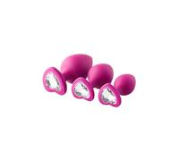 Dream Toys Flirts Anal Training Kit Gem Stone Pink One Size