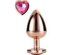 Dream Toys Gleaming Love Anal Plug Gold 9.5 cm