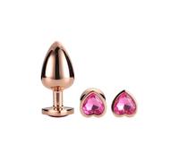 Dream Toys Gleaming Love Anal Plug Gold One Size