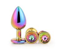 Dream Toys Gleaming Love Anal Plug Multicolor One Size
