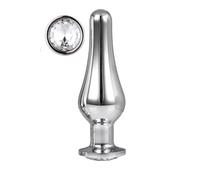 Dream Toys Gleaming Love Silver Pleasure Plug L