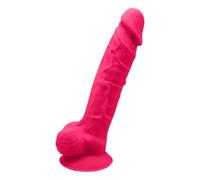 Dream Toys Real Love Dildo with Balls 18 cm Fuchsia