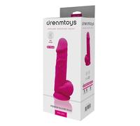 Dream Toys Real Love Dildo with Balls 22 cm Fuchsia