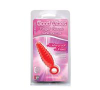 Dream Toys Red Good Vibes Finger Sleeve Anal Probe
