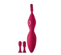 Dream Toys Sparkling Vibrator Red 18.5 cm
