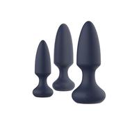 Dream Toys Startroopers Mars Advanced Vibrating Training Kit Anal Plug Blue One Size