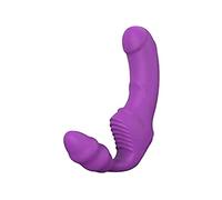 Strapless Strap On Vibrating Dildo Rechargeable Silicone Dildo