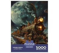 Dream Train 1000 Piece Paper Jigsaw Puzzles Animation Challenging & Brainteasing Beautiful Decoration for Adults And Kids 70x50cm/1000pcs