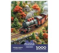 Dream Train 1000pcs Paper Jigsaw Puzzles Animation Challenging & Brainteasing Educational Games for Adults And Kids 70x50cm/1000pcs