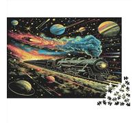 Dream Train Jigsaw Puzzles For Adults 1000 Piece Jigsaws Puzzles Puzzles For Adults Kids Puzzle Games Toys Gift for Home Decoration Premium & Durable for Stress Relief 1000pcs (75x50cm)