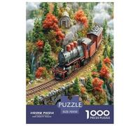 Dream Train Jigsaw Puzzles Puzzle for Adults Kids. 1000 Piece Impossible Challenge Toy Educational Game Home Decoration for Educational Games Gifts 70x50cm/1000pcs