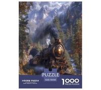 Dream Train Jigsaw Puzzles Puzzle for Adults Kids. 1000 Piece Impossible Challenge Toy Educational Games Home Decoration for Educational Games Gifts 70x50cm/1000pcs