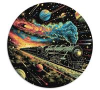 Dream Train1000 Piece Jigsaw Puzzles TrainCreative Jigsaw Puzzles Adults And Kids Difficult Jigsaw Puzzles1000pcs (67.5x67.5cm)