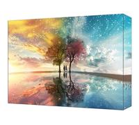 Dream Tree of Life Paint by Numbers, Painting by Numbers for Adults Kits, DIY Canvas Paint by Number Kids Kits, Acrylic Pigment Drawing Crafts, Gifts for Home Wall Decor 20x30cm (Without Frame) T-692