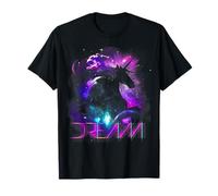 Dream Unicorn Magical Space Nebula Art Galaxy Fantasy Design T-Shirt
