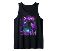 Dream Unicorn Magical Space Nebula Art Galaxy Fantasy Design Tank Top