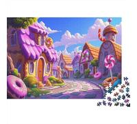 Dream Village 1000 Piece Jigsaw Puzzles for Adults in Vibrant Colours Colourful Jigsaws As An Aesthetic Jigsaw Puzzle for Home Decor Puzzle 70x50cm/1000pcs