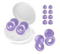 Dream Viola Sleep Plugs, Silicone and Foam Comfortable to Wear at Night, Comfortable Snoring Stopper, Night Rest, Noise Reduction 27dB with Box