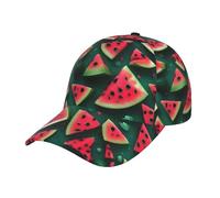 Dream Watermelon Baseball Cap Unisex Classic Adjustable Dad Hat for Men, Breathable Sweat-Wicking, for Casual Wear Black