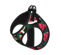 Dream Watermelon Print Soft Pet Harness and Leash Set, Adjustable Mesh Puppy Vest Harness for Small Large Large Dogs and Cats