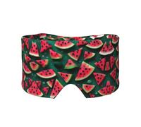 Dream Watermelon Printed Sleep Eye and Ear Masks (26.8Ã-4.3 inches) Suitable for Travel, Yoga, Deep Rest Indoor and Outdoor