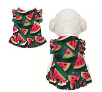 Dream Watermelon XL Pet Apparel for Small Dogs-Cute Summer Outfit for Puppy, Soft Breathable Pet Clothes for Cat