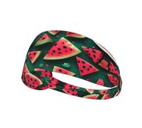 Dream WatermelonPrinted headband, unisex, suitable for daily face washing, makeup application, yoga, and exercise.