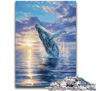 Dream Whale 1000 Piece Jigsaw Puzzles for Adults Gifts,Challenging Game And Family Play for Is Ideal As A Gift for The Whole Family (50x75cm)
