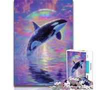 Dream Whale 1000 Piece Jigsaw Puzzles for Teenagers,Family Game Stress Reliever Difficult Challenge Artists Collection,Fine Art (75x50cm)