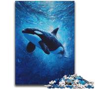 Dream Whale 2000 Pieces Jigsaw Puzzle For Adults Teens,Brain Intelligence Challenge Addictive Toys for Home Decoration (70X100cm)