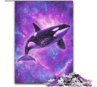 Dream Whale Jigsaw Puzzles for Adults 1000 Piece Puzzle, Art Interesting Stress Reduction Wishlist with Santa Claus for Age 14 (50x75cm)