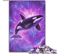 Dream Whale Jigsaw Puzzles for Adults 1000 Piece Puzzle, Art Interesting Stress Reduction Wishlist with Santa Claus for Age 14 (26x38cm)