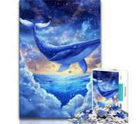 Dream Whale Puzzles for Adults Teens 1000pc Puzzle,Help The Brain Exercise Addictive Toys to Cultivate Patience A Work of Art (50x75cm)